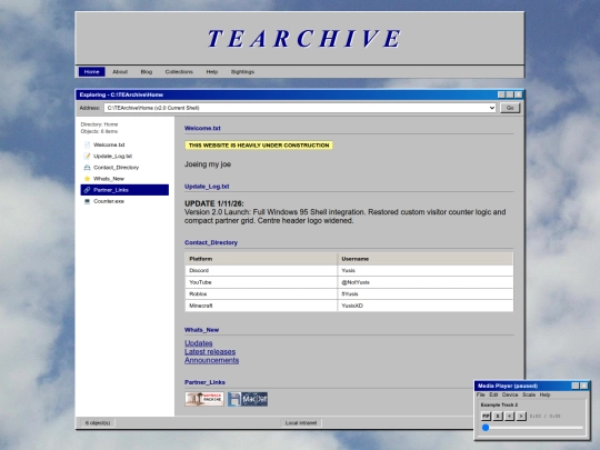 test screenshot
