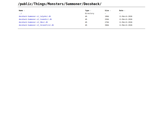 files/Things/Monsters/Summoner/Decohack screenshot