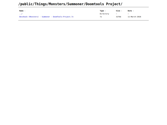 files/Things/Monsters/Summoner/Doomtools Project screenshot