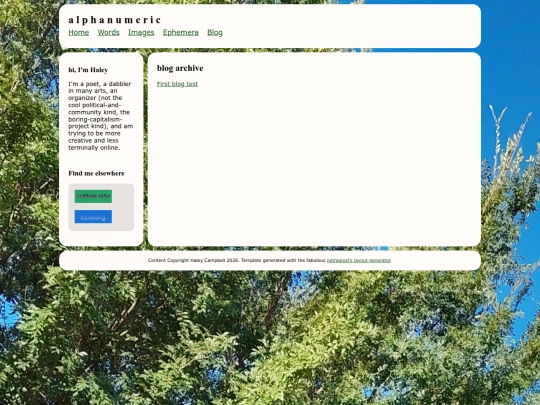 blog_archive screenshot