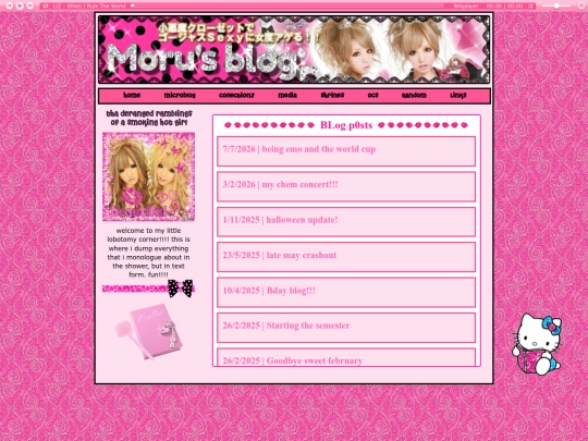 blog screenshot