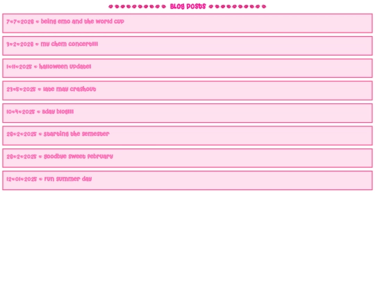 blog/blogpostsmenu screenshot