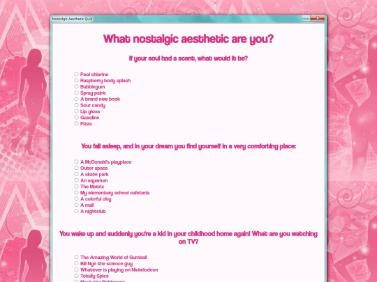 random/aesthetic-quiz screenshot