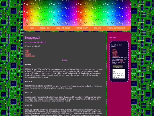 blogging2 screenshot