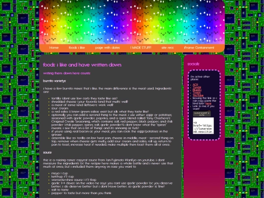 recipes screenshot