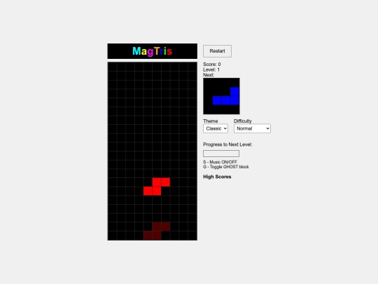 MagTris/MagTris screenshot