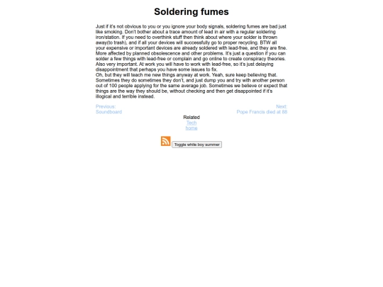 soydev/soldering-fumes screenshot