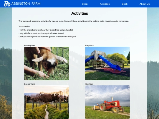 Activities screenshot