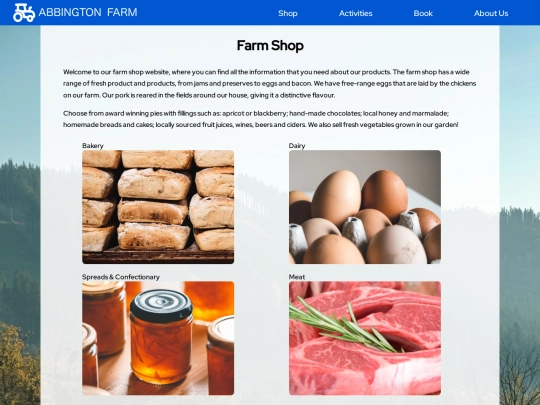 Shop screenshot