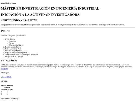 index screenshot