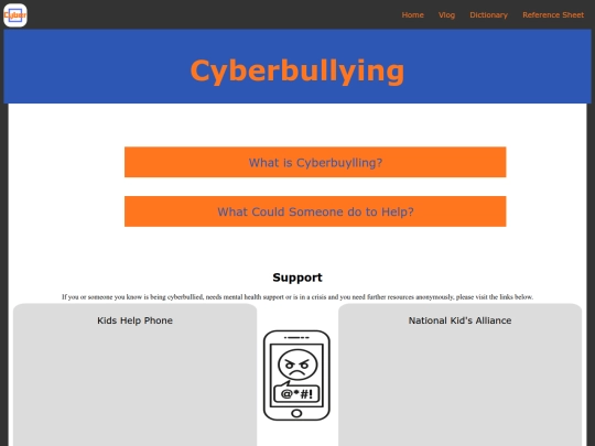 cyberbullying screenshot