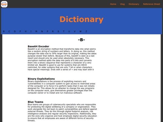 dictionary screenshot