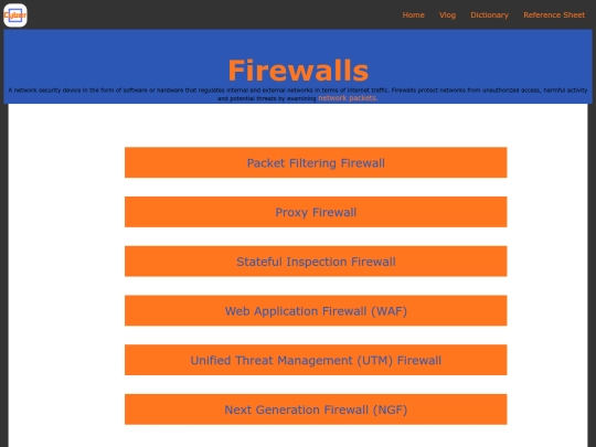 firewalls screenshot