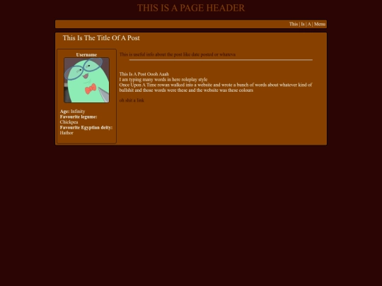 darkmodetestpage screenshot