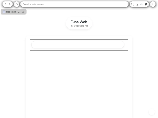Fusa Web screenshot