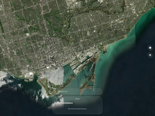 Maps screenshot