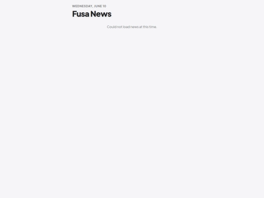 News screenshot