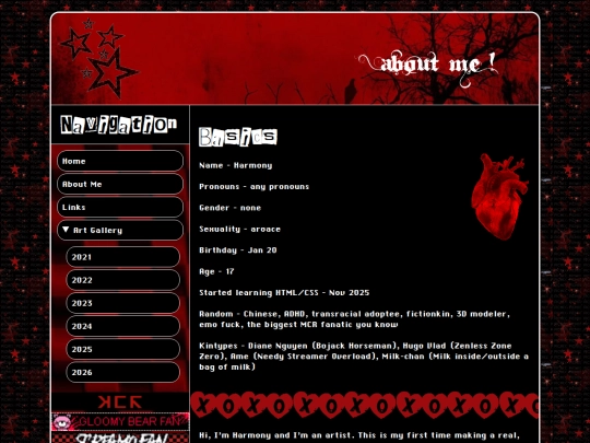 aboutme screenshot