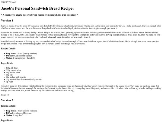 pages/baking/posts/sandwich_bread_first tries screenshot