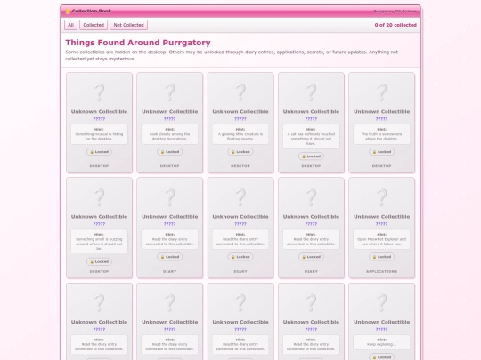 collection screenshot