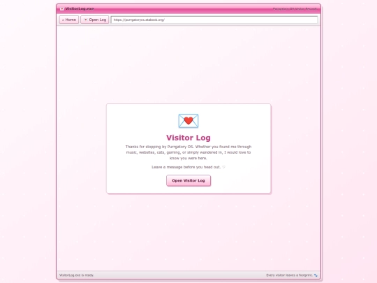 visitorlog screenshot