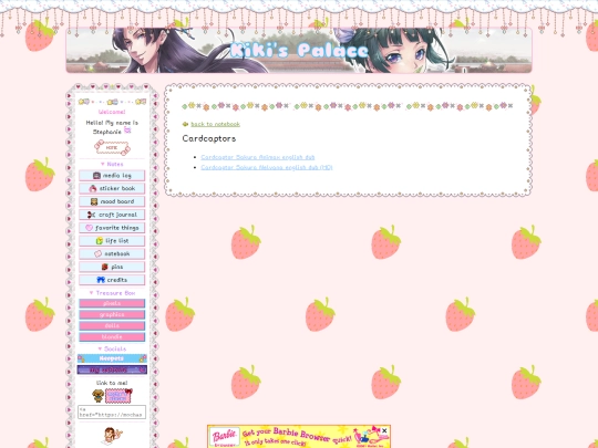 notebook/cardcaptors screenshot