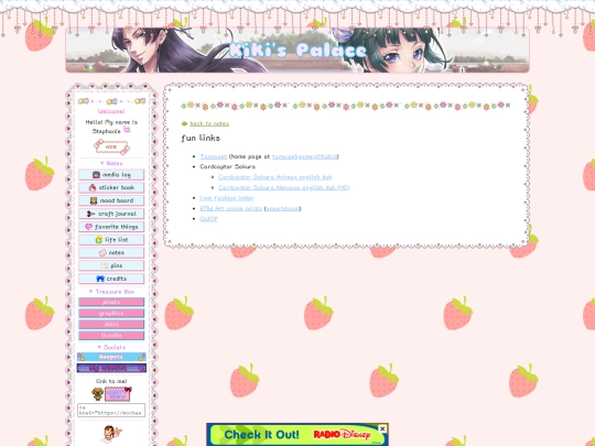 notes/links screenshot