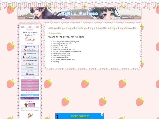 notes/things-to-do-alone screenshot