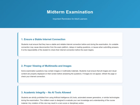 ANNOUNCMENETS/ONLINEMAJOREXAMREMINDERS screenshot