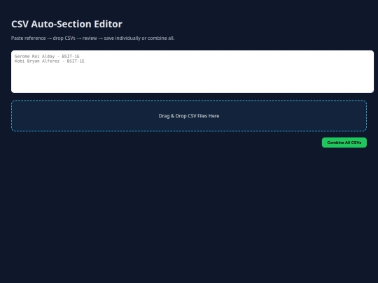 PLMUN TOOLS/AttendanceCSVSectionAdder screenshot
