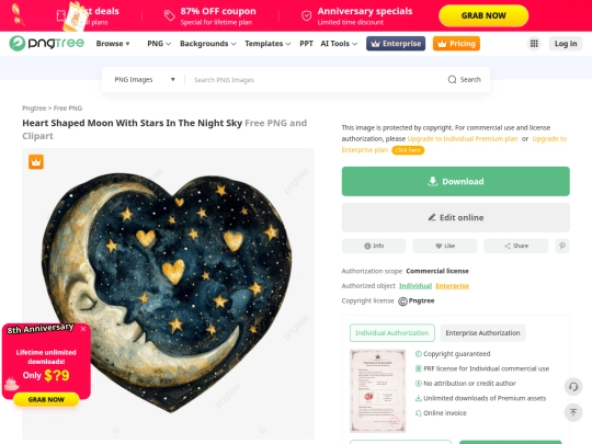 Heart Shaped Moon With Stars In The Night Sky, Moon, Heart Shaped, Stars PNG Transparent Image and Clipart for Free Download screenshot