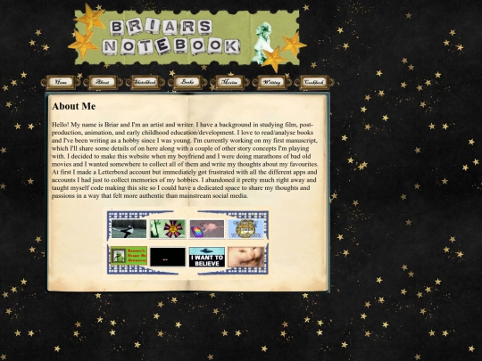 aboutpage screenshot
