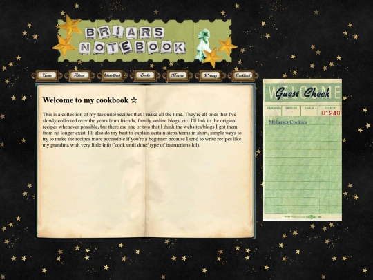 cookbook screenshot
