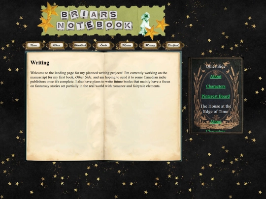 writing screenshot