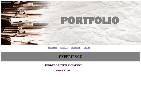 experience screenshot