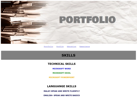 skills screenshot