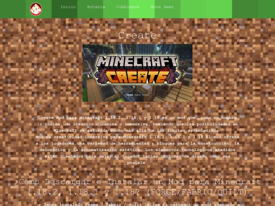 Paginas/Create screenshot
