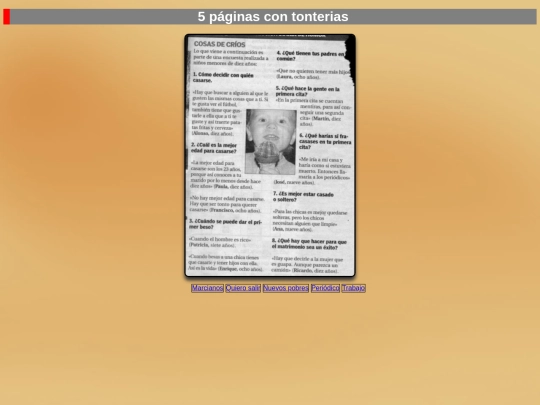 Chorradas css/periodico screenshot