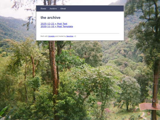archive screenshot