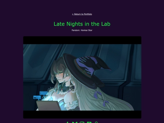 portfolio/pages/latenights screenshot