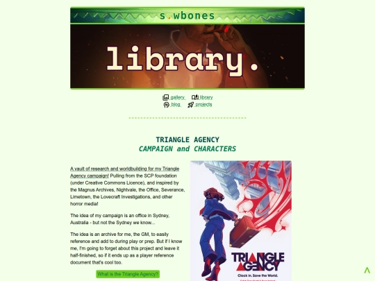 library/archive/triangleagency screenshot