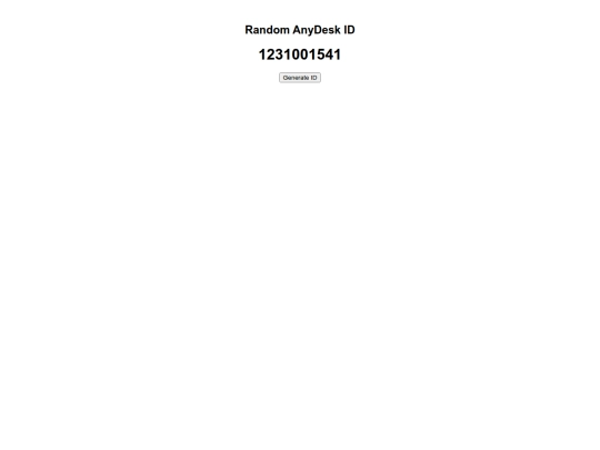 RandomAnydeskID2 screenshot