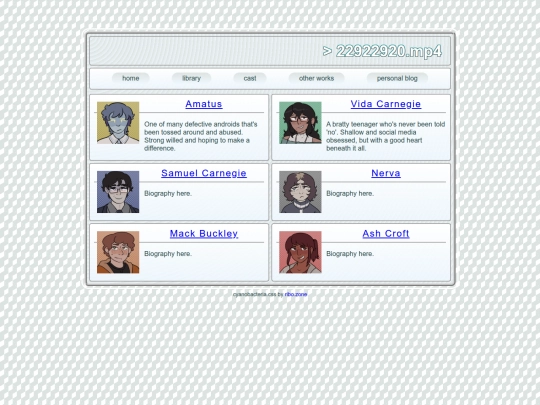 characters screenshot