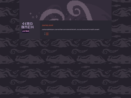 html/journal/journalstart screenshot