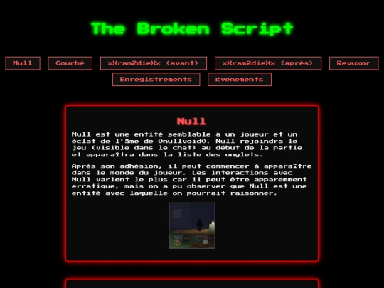 my site/mon wiki screenshot