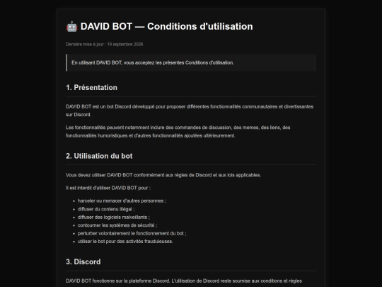 terms screenshot