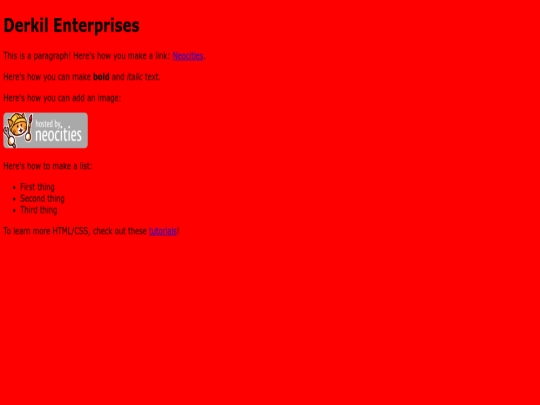 index screenshot