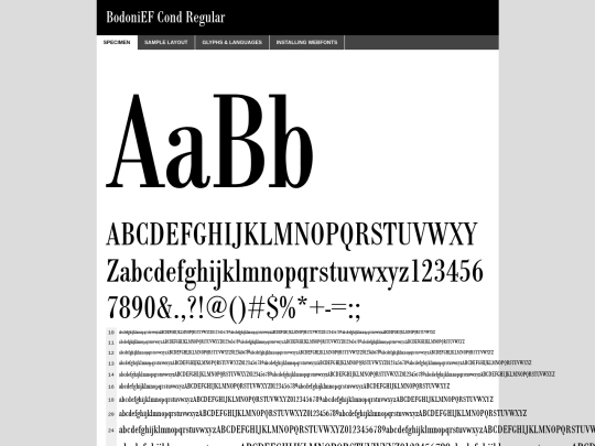 style_extensions/font/bodoni_condensed/bodonief-regularcond-demo screenshot