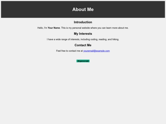 ChatHTML/GPT6 screenshot