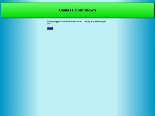 UselessCountdown screenshot